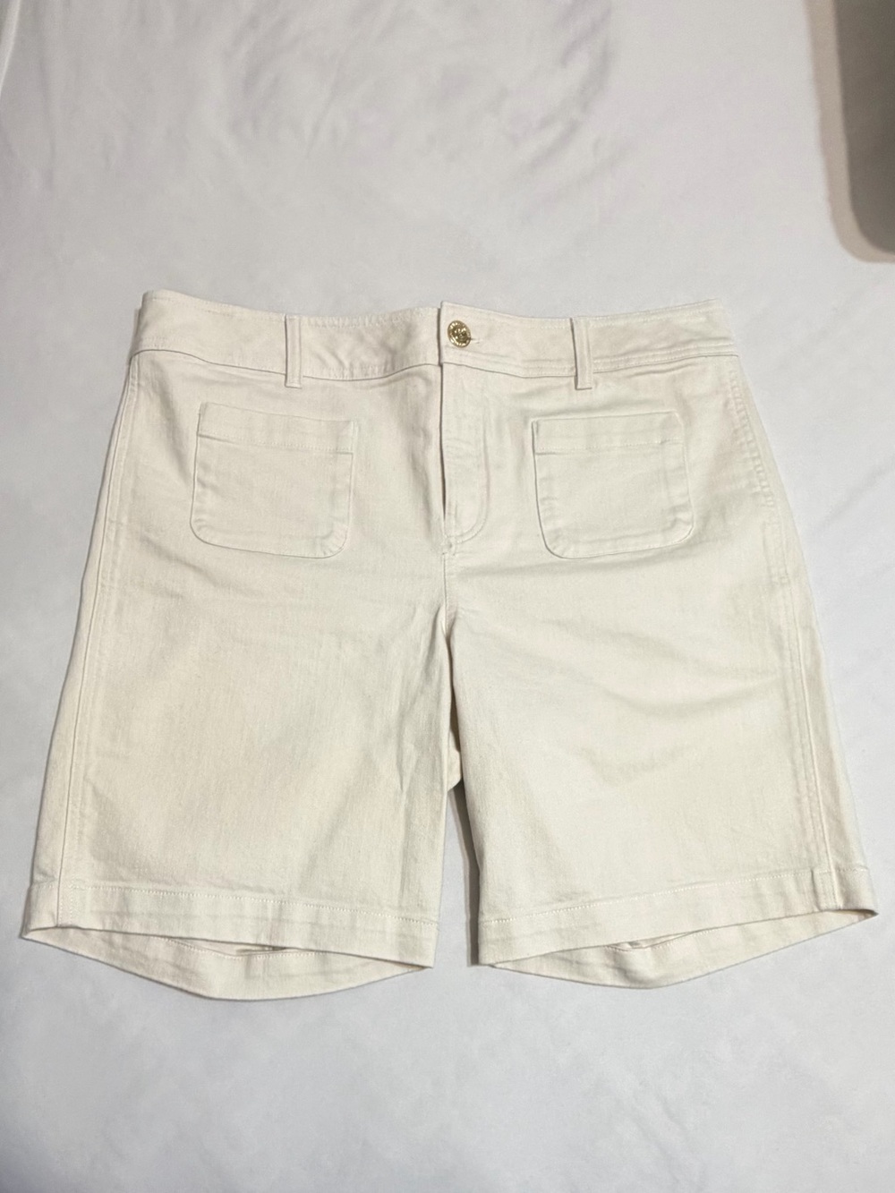 Spartina 449 Women's Ivory Bermuda Shorts